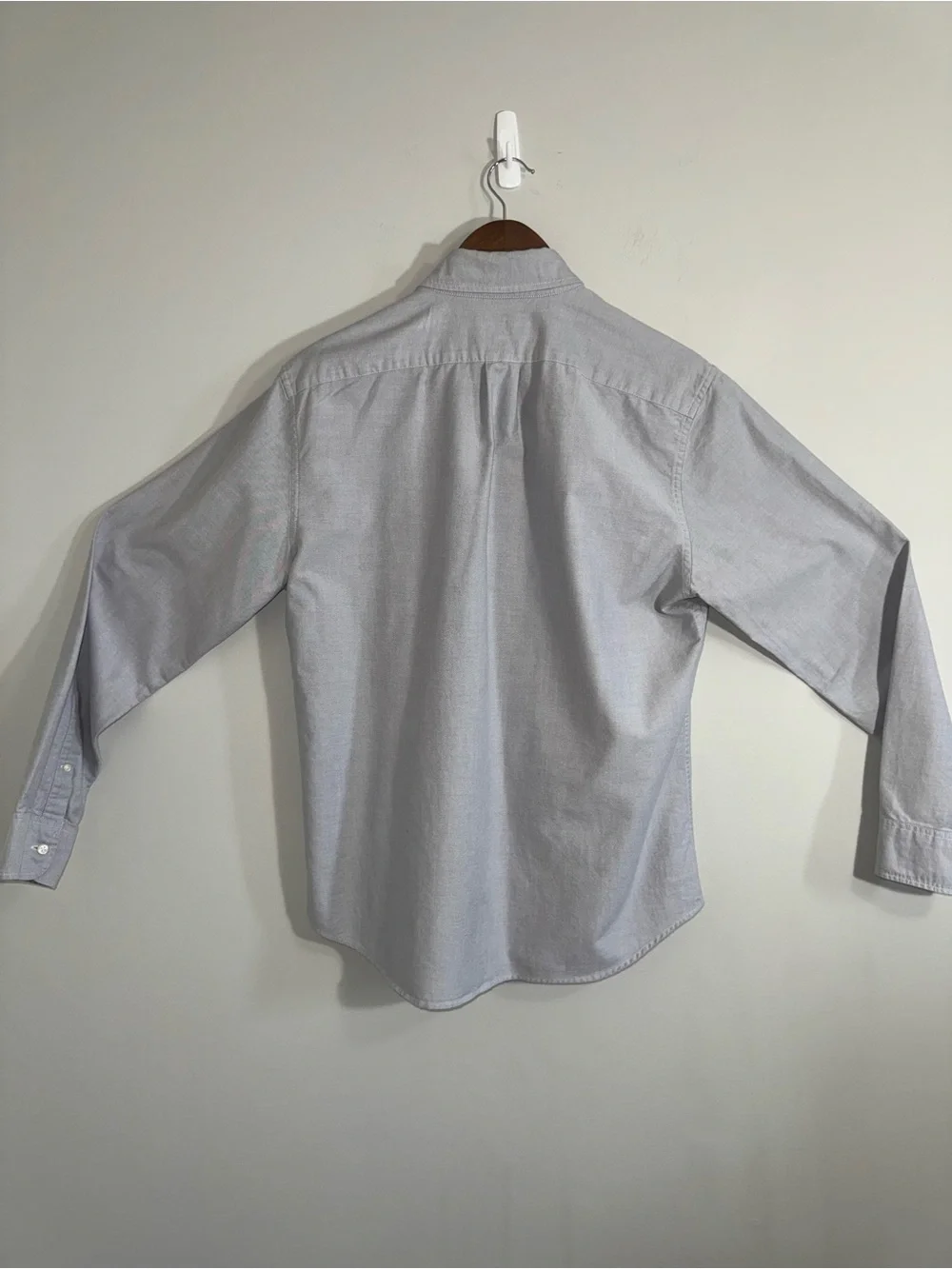 J. Crew American Pima Cotton Slim Fit Button-Down Oxford Shirt Men's Medium Gray